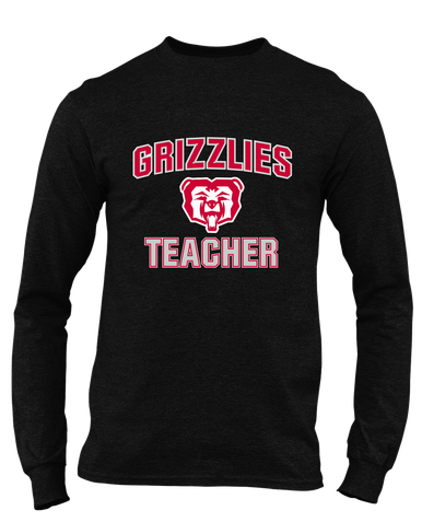McMinnville Grizzlies Teacher Men's LS T-Shirt