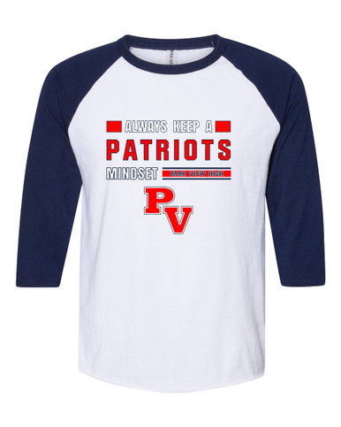 Park View Patriots Mindset Women's Baseball T-Shirt