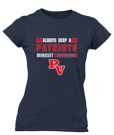 Park View Patriots Mindset Women's Premium SS T-Shirt