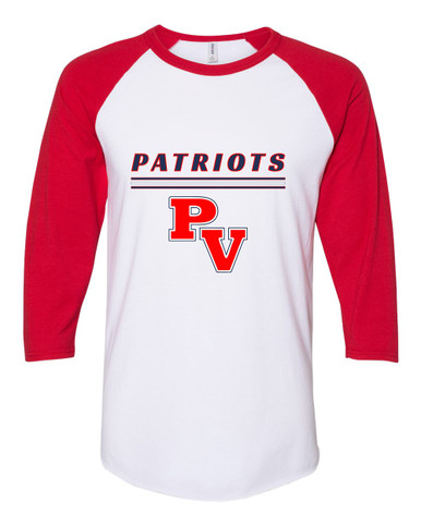 Park View Patriots Mascot #8 Women's Baseball T-Shirt