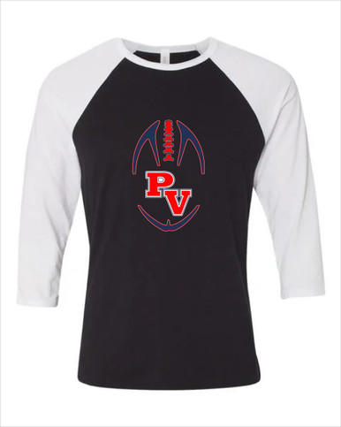 Park View Patriots Football #4 Women's Baseball T-Shirt