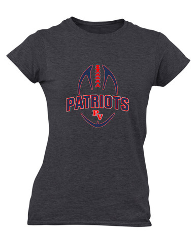 Park View Patriots Football #5 Women's Premium SS T-Shirt
