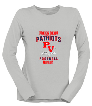 Park View Patriots Football #6 Women's Premium LS T-Shirt
