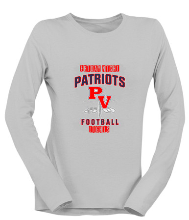 Park View Patriots Football #6 Women's LS T-Shirt