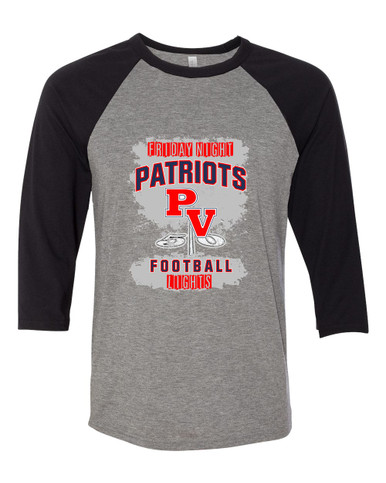 Park View Patriots Football #6 Women's Baseball T-Shirt