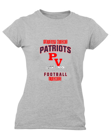 Park View Patriots Football #6 Women's Premium SS T-Shirt