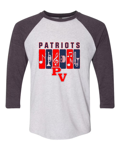 Park View Patriots Band # 2 Women's Baseball T-Shirt