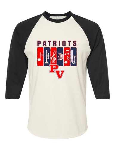Park View Patriots Band # 2 Men's Baseball T-Shirt