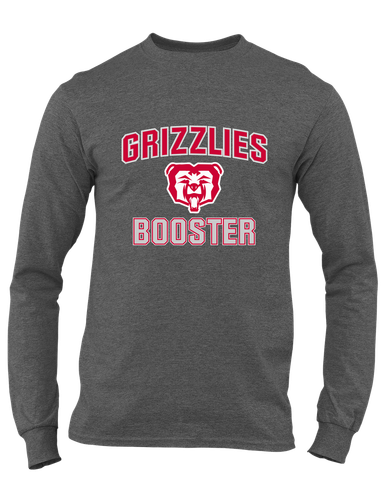 McMinnville Grizzlies Booster Men's LS T-Shirt
