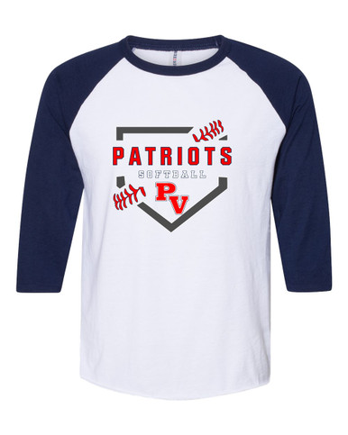 Park View Patriots Softball #2 Women's Baseball T-Shirt