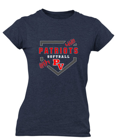 Park View Patriots Softball #2 Women's Premium SS T-Shirt