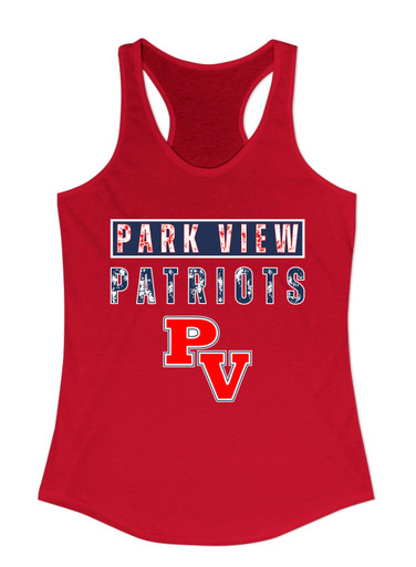 Park View Patriots Mascot #9 Women's Tank Top