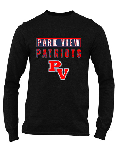 Park View Patriots Mascot #9 Men's Premium LS T-Shirt
