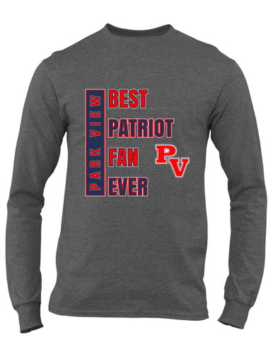 Park View Patriots Best Patriot Fan Men's LS T-Shirt