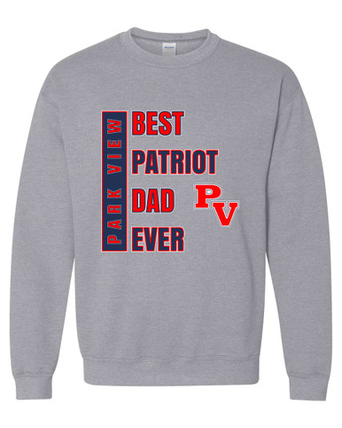 Park View Patriots Best Patriot Dad Men's Sweatshirt