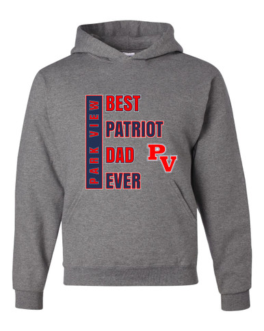 Park View Patriots Best Patriot Dad Men's Premium Hoodie