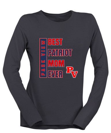 Park View Patriots Best Patriot Mom Women's LS T-Shirt