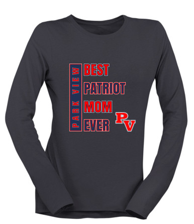 Park View Patriots Best Patriot Mom Women's Premium LS T-Shirt