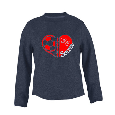 Park View Patriots Heart Soccer Women's Sweatshirt