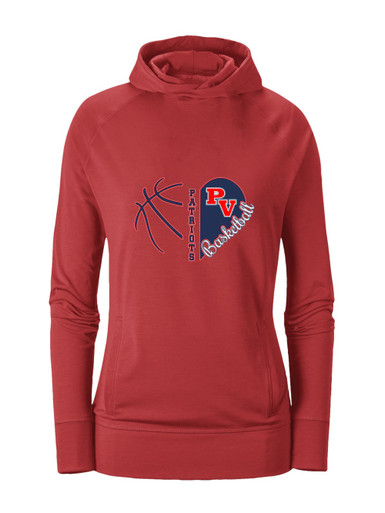 Park View Patriots Heart Basketball Women's Hoodie