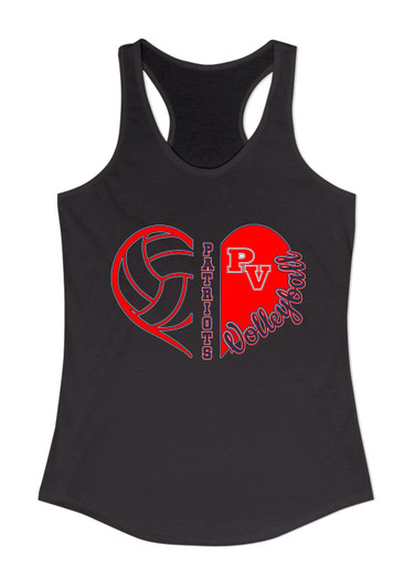 Park View Patriots Heart Volleyball Women's Tank Top