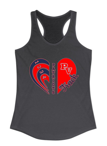 Park View Patriots Heart Track Women's Tank Top