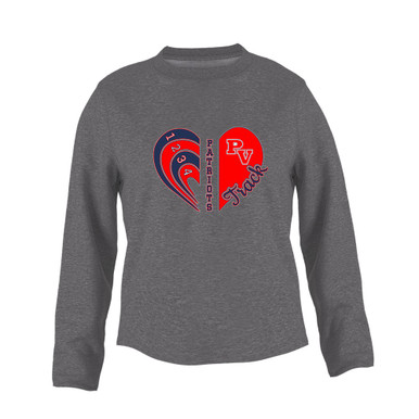 Park View Patriots Heart Track Women's Sweatshirt