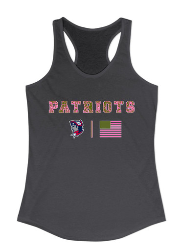 Washington Patriots Pink Camo Flag Women's Tank Top
