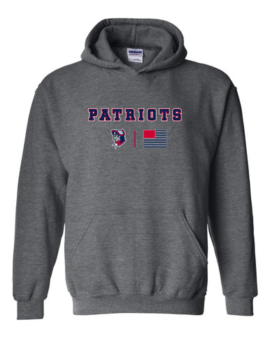 Washington Patriots Team Colors Flag Men's Hoodie