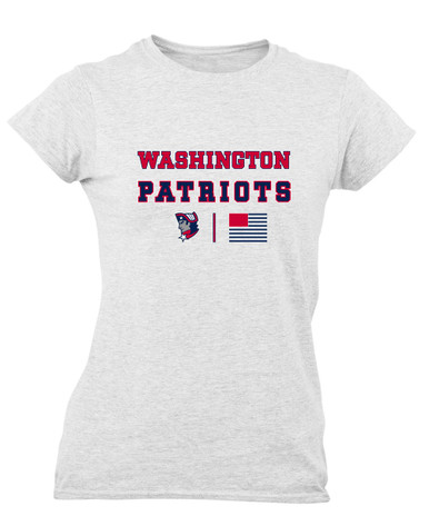 Washington Patriots Spirit Flag Women's Premium SS T-Shirt