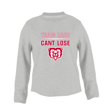 McMinnville Grizzlies Train Hard, Can't Lose Women's Sweatshirt