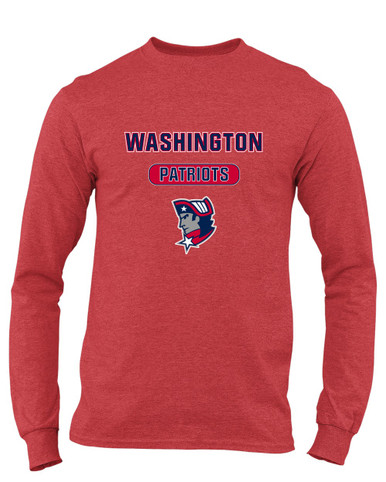Washington Patriots Mascot #3 Men's Premium LS T-Shirt