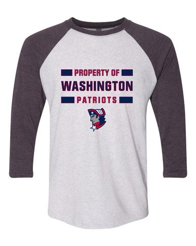Washington Patriots Property Of Women's Baseball T-Shirt