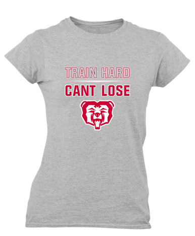 McMinnville Grizzlies Train Hard, Can't Lose Women's Premium SS T-Shirt