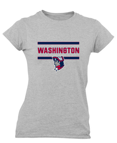 Washington Patriots Mascot #4 Women's Premium SS T-Shirt