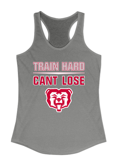McMinnville Grizzlies Train Hard, Can't Lose Women's Tank Top