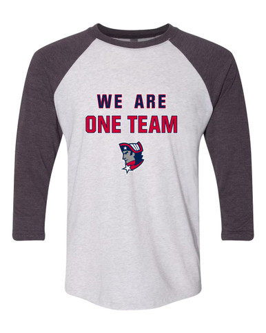 Washington Patriots We Are One Team Women's Baseball T-Shirt