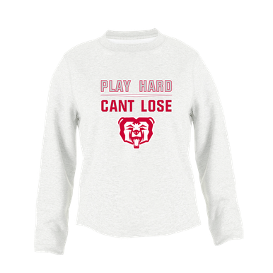 McMinnville Grizzlies Play Hard, Can't Lose Women's Sweatshirt