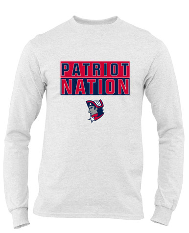 Washington Patriots Nation #1 Men's Premium LS T-Shirt