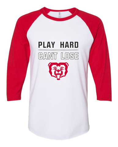 McMinnville Grizzlies Play Hard, Can't Lose Men's Baseball T-Shirt