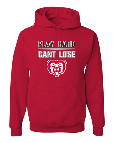 McMinnville Grizzlies Play Hard, Can't Lose Men's Premium Hoodie