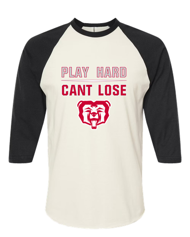 McMinnville Grizzlies Play Hard, Can't Lose Women's Baseball T-Shirt