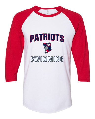 Washington Patriots Swimming Men's Baseball T-Shirt
