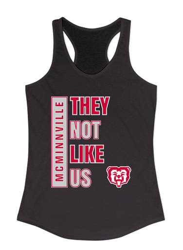 McMinnville Grizzlies They Not Like Us #1 Women's Tank Top