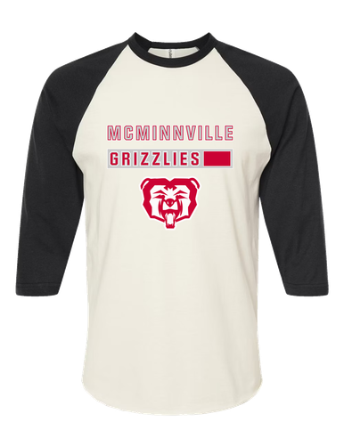McMinnville Grizzlies Mascot #7 Men's Baseball T-Shirt