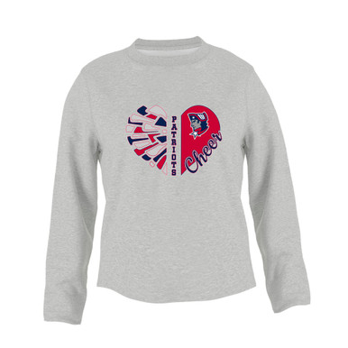 Washington Patriots Heart Cheer Women's Sweatshirt