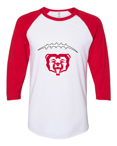 McMinnville Grizzlies Football #2 Men's Baseball T-Shirt
