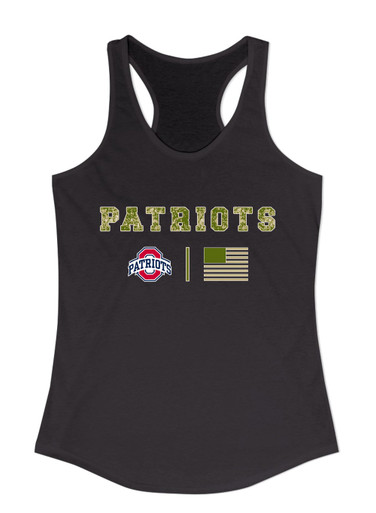 Oakland Patriots Camo Flag Women's Tank Top