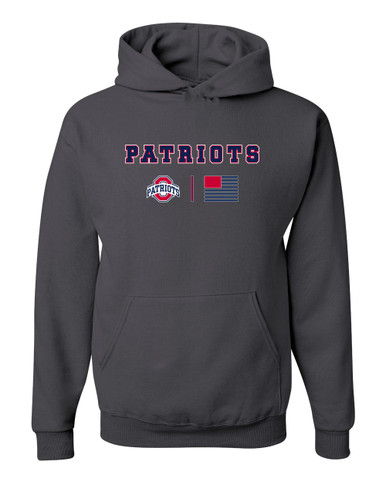 Oakland Patriots Team Colors Flag Men's Premium Hoodie