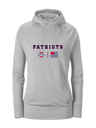 Oakland Patriots Team Colors Flag Women's Hoodie